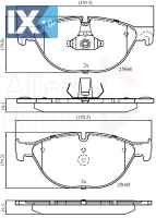 ΣΕΤ ΔΙΣΚΟΦΡΕΝΑ ΕΜΠΡ. BMW  ADB06017 34116775318 34116775322 34116793021 34116851269