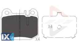 ΣΕΤ ΔΙΣΚΟΦΡΕΝΑ ΟΠΙΣΘ. MERCEDES  ADB06025 1634200720 163420072037 1634200920 163420092027 1634201120 163420112041 A1634200720 A163420072037 A1634200920 A163420092027 A1634201120 A163420112041