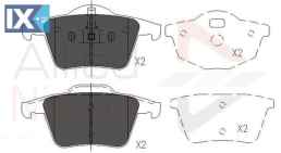 ΣΕΤ ΔΙΣΚΟΦΡΕΝΑ ΟΠΙΣΘ. VOLVO  ADB06027 274330 2743300 274512 274528 2745280 30793093 307930930