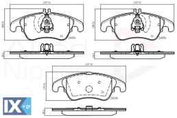 ΣΕΤ ΔΙΣΚΟΦΡΕΝΑ ΕΜΠΡ. MERCEDES  ADB06037 0054201020 0054201320 0054201620 0064202820 0074205820 0074207520 A0054201020 A0054201320 A0054201620 A0064202820 A0074205820 A0074207520