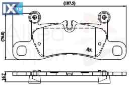 ΣΕΤ ΔΙΣΚΟΦΡΕΝΑ ΟΠΙΣΘ. PORSCHE-VW  ADB06048 7P0698451 7P6698451 7P0698451 7P6698451 7P0698451 7P6698451 7P0698451 7P6698451 95835293900 95835293950
