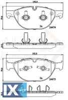 ΣΕΤ ΔΙΣΚΟΦΡΕΝΑ ΕΜΠΡ.JAGUAR  ADB06093 C2D3801 T2R7248