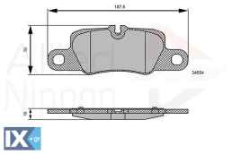 ΣΕΤ ΔΙΣΚΟΦΡΕΝΑ ΟΠΙΣΘ. PORSCHE  ADB06123 97035194905 97035294703 97035294902 97035294903 97035294904 97035294905 99135294803 99135294901