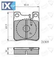 ΣΕΤ ΔΙΣΚΟΦΡΕΝΑ ΟΠΙΣΘ. MERCEDES  ADB0702 0024200520 0024201620 002420162005 0024201820 0024204620 0024208020 0034203020 003420302037 0034204820 0034204920 0044201620 004420162041 0044209220 00442092204