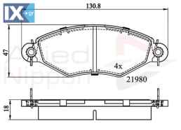 ΣΕΤ ΔΙΣΚΟΦΡΕΝΑ ΕΜΠΡ. PEUGEOT  ADB0704 425191 425204 425320