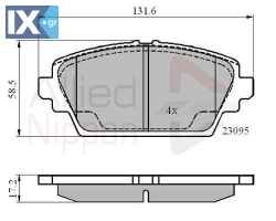 ΣΕΤ ΔΙΣΚΟΦΡΕΝΑ ΕΜΠΡ. NISSAN  ADB0802 410604U125 410604U126 41060AV125 41060AV126