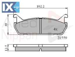 ΣΕΤ ΔΙΣΚΟΦΡΕΝΑ ΟΠΙΣΘ. MAZDA-SUZUKI  ADB0875 NAY92643ZA BWYH263Z BWYH2643Z E0Y8263Z E0Y8263ZA E0Y8263ZB E0Y82643Z E0Y82643ZA E0Y82643ZB NAY0263Z NAY0263ZA NAY02643Z NAY02643ZA NAY1263Z NAY12643Z NAYO26