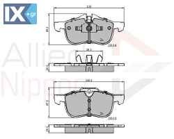 ΣΕΤ ΔΙΣΚΟΦΡΕΝΑ ΕΜΠΡ. ROVER  ADB0898 SFP100511 GBP90342AF SFP100511 SFP100511SLP