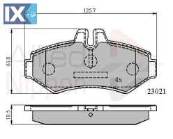 ΣΕΤ ΔΙΣΚΟΦΡΕΝΑ ΟΠΙΣΘ. MERCEDES  ADB0914 0004209720 0034202420 0044202520 0084204320 0084204420 A0004209720 A0034202420 A0044202520 2D0698451B 2D0698451B 2D0698451B 2D0698451B