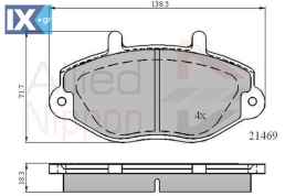 ΣΕΤ ΔΙΣΚΟΦΡΕΝΑ ΕΜΠΡ. FORD  ADB0924 5028764 6197739 6965580 7018203