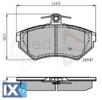 ΣΕΤ ΔΙΣΚΟΦΡΕΝΑ ΕΜΠΡ. SEAT-VW  ADB0989 1HM698151 1HM698151A 357698151E 533698151 6N0698151A 6N0698151B 1HM698151 1HM698151A 357698151E 6N0698151A 6N0698151B 1HM698151 1HM698151A 357698151E 6N0698151A 6