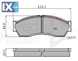 ΣΕΤ ΔΙΣΚΟΦΡΕΝΑ ΕΜΠΡ. ROVER  ADB0999 0277942100114 0277942100134