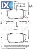 ΣΕΤ ΔΙΣΚΟΦΡΕΝΑ ΕΜΠΡ. FIAT  ADB11038 95511321 95515027 1605157 1605181 95515027 425408 425409 51928528 71752990 71754803 71770086 71770981 71772222 71772521 77362092 77362195 77362712 77363420 77363958