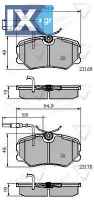 ΣΕΤ ΔΙΣΚΟΦΡΕΝΑ ΕΜΠΡ. CITROEN  ADB11098 425107 95666894 E172009 425107 95666894 E172009