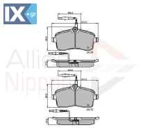 ΣΕΤ ΔΙΣΚΟΦΡΕΝΑ ΕΜΠΡ. PEUGEOT  ADB11250 1611456580 425277 425332 425335 425347 425422 425478 E172236 1611456580 425347 425422 425478 E172236