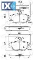 ΣΕΤ ΔΙΣΚΟΦΡΕΝΑ ΕΜΠΡ. RENAULT-DACIA  ADB1133 425041 425070 425310 6025071042 7701201775 7701202285 7701202516 7701202539 7701202540 7701202712 7701202894 7701202895 7701203129 7701203282 7701203777 770