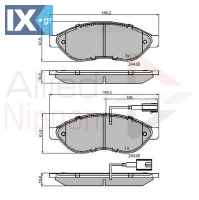 ΣΕΤ ΔΙΣΚΟΦΡΕΝΑ ΕΜΠΡ. CITROEN-FIAT-PEUGEO  ADB11589 30640100 425355 425356 425357 425358 425461 425462 425355 425356 425357 425358 425461 425462 71770026 77364014 77364160 77367091 77367092