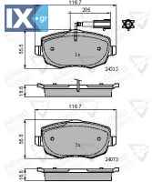 ΣΕΤ ΔΙΣΚΟΦΡΕΝΑ ΕΜΠΡ. LANCIA  ADB11601 71773150 77364331 77364332 77365217 77365218