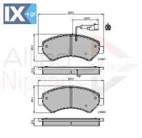 ΣΕΤ ΔΙΣΚΟΦΡΕΝΑ ΕΜΠΡ. CITROEN-PEUGEOT  ADB11623 30640100 1607878980 1611839280 425373 425374 425375 425376 425463 425464 1611839280 425373 425374 425375 425376 425463 425464 71770042 71773145 77364015