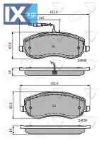 ΣΕΤ ΔΙΣΚΟΦΡΕΝΑ ΕΜΠΡ. FIAT  ADB11678 425394 425395 425495 425395 425495 77364821