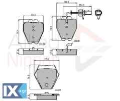 ΣΕΤ ΔΙΣΚΟΦΡΕΝΑ ΕΜΠΡ. AUDI  ADB11771 3D0698151B 4B0698151D 4B0698151L 4B0698151S 4B3698151 4B3698151B 3D0698151B 4B0698151D 4B0698151L 4B0698151S 4B3698151 4B3698151B 3D0698151B 4B0698151D 4B0698151L 4