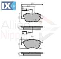 ΣΕΤ ΔΙΣΚΟΦΡΕΝΑ ΕΜΠΡ. CITROEN-FIAT-PEUGEO  ADB12047 4254C8 1618111580 4254C8 71770098 77365465 77365543 77365857 77366134 77366561