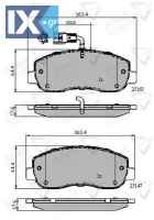 ΣΕΤ ΔΙΣΚΟΦΡΕΝΑ ΕΜΠΡ. RENAULT-NISSAN-OPEL  ADB12106 4419950 93167551 95522278 4106000Q0L 4106000Q1E 410601061R 4419950 93167551 95522278 410601061R 410602889R 410604386R 7410604386 7485121748