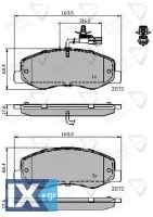 ΣΕΤ ΔΙΣΚΟΦΡΕΝΑ ΟΠΙΣΘ. RENAULT-NISSAN-OPE  ADB12108 95507110 95513823 95521680 4406000Q0G 4406000Q0M 4406000Q1K 4406000Q2J 4421289 95507110 95513823 440600866R 440600941R 440608697R