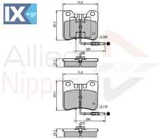 ΣΕΤ ΔΙΣΚΟΦΡΕΝΑ ΕΜΠΡ. CITROEN-PEUGEOT  ADB1231 425090 425284 425286 425493 442794 95569340 95619549 95619550 95619601 95619602 95619603 95646300 95647611 95650935 95650936 95650937 95658617 95658938 E1