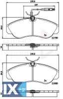 ΣΕΤ ΔΙΣΚΟΦΡΕΝΑ ΕΜΠΡ. CITROEN  ADB1275 425118 425119 425452 425118 425119 425452 71752993 77362209 9945810