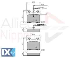 ΣΕΤ ΔΙΣΚΟΦΡΕΝΑ ΟΠΙΣΘ. MERCEDES  ADB1455 0024204820 0034200020 00342000200010 6384230110 A0024204820 A0034200020 A00342000200010 A6384230110