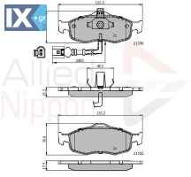 ΣΕΤ ΔΙΣΚΟΦΡΕΝΑ ΕΜΠΡ. FORD  ADB1514 1022078 1022079 1073732 1079348 1095202 1096940 1130758 1145455 1521325 6877837 6882582 7261715 93BB2K021FB 97BG2K021AA ME97BX2K021AD