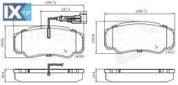 ΣΕΤ ΔΙΣΚΟΦΡΕΝΑ ΟΠΙΣΘ.  NISSAN-IVECO-RENA  ADB16032 D4060MA000 5001868608 5001868608