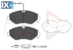 ΣΕΤ ΔΙΣΚΟΦΡΕΝΑ ΕΜΠΡ. NISSAN - RENAULT  ADB16034 D10609X60B D1060MB200 D1060MB600 D1060MB60A 5001868606 7485116333 5001868606 7485116333