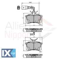 ΣΕΤ ΔΙΣΚΟΦΡΕΝΑ ΟΠΙΣΘ. VW  ADB1797 7M3698451 7M3698451B 7M3698451C 7M3698451E 8D0698451A 8D0698451B 7M3698451 7M3698451B 7M3698451C 7M3698451E 8D0698451A 8D0698451B 1133447 1207519 1343513 1345337 YM2J