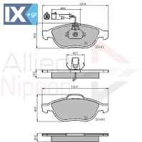 ΣΕΤ ΔΙΣΚΟΦΡΕΝΑ ΕΜΠΡ. ALFA ROMEO -LANCIA  ADB1856 77362251 77362327 71713144 9947935 9947936 9948335 9948337 9948887 9951226