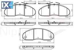 ΣΕΤ ΔΙΣΚΟΦΡΕΝΑ ΕΜΠΡ. NISSAN-RENAULT  ADB1991 069030810 5000295329 5000815574 7701203700 7701203895 7701203917 5000295329 5001834527