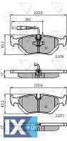 ΣΕΤ ΔΙΣΚΟΦΡΕΝΑ ΟΠΙΣΘ. CITROEN-FIAT  ADB21002 425111 425112 425466 425111 425112 425466 9404251248