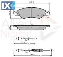 ΣΕΤ ΔΙΣΚΟΦΡΕΝΑ ΕΜΠΡ. CITROEN  ADB21119 425214 425287 E172223