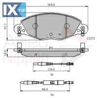 ΣΕΤ ΔΙΣΚΟΦΡΕΝΑ ΕΜΠΡ. CITROEN  ADB21121 425216 425249 425289 E172230