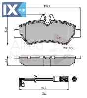 ΣΕΤ ΔΙΣΚΟΦΡΕΝΑ ΟΠΙΣΘ. MERCEDES  ADB21556 0044206920 0084205120 A0044206920 2E0698451 2E0698451 2E0698451 2E0698451