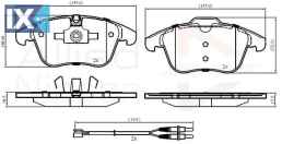 ΣΕΤ ΔΙΣΚΟΦΡΕΝΑ ΕΜΠΡ. PEUGEOT  ADB22002 1609253180 1610103780 1610103880 425403 425424 4254A7 E172294 1609253180 1610103780 1610103880 425403 425424 4254A7 E172294