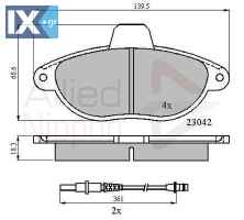 ΣΕΤ ΔΙΣΚΟΦΡΕΝΑ ΕΜΠΡ. CITROEN-FIAT  ADB2714 425125 425126 425150 425151 425454 E172050 425125 425126 425150 425151 425454 E172050 71711135 71770986 77362238 77365928 795915 9404251258 9404251518 940425