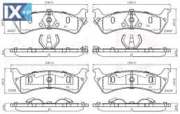 ΣΕΤ ΔΙΣΚΟΦΡΕΝΑ ΟΠΙΣΘ. FORD  ADB31015 F5TZ2200A XL2Z2200BA 3943615 XL2Z2200AA
