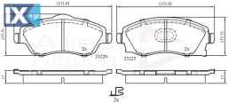 ΣΕΤ ΔΙΣΚΟΦΡΕΝΑ ΕΜΠΡ. OPEL  ADB31112 1605081 1605092 1605316 1605964 1605974 9200108 93172261 93176114 93184269 95519746 09200108 1605081 1605092 1605316 1605964 1605974 9200108 93172261 93176114 93184