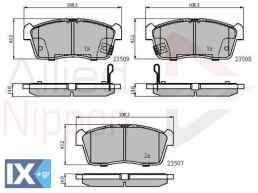 ΣΕΤ ΔΙΣΚΟΦΡΕΝΑ ΕΜΠΡ. SUZUKI  ADB31113 04465B1050 410604A00B 0449197402 5521076G01000 5581060J00 5581076A00 5581076A01 5581076A02 5581076A10 5581076A11 5581080G01 5581080G02 5581080G04 55810M68K00 5581