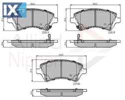ΣΕΤ ΔΙΣΚΟΦΡΕΝΑ ΕΜΠΡ. TOYOTA  ADB31154 0446502061 0446502130 04465YZZDC 446502061 446502130