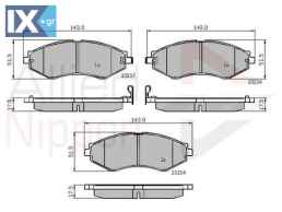 ΣΕΤ ΔΙΣΚΟΦΡΕΝΑ ΕΜΠΡ. CHEVROLET  ADB31189 96446742