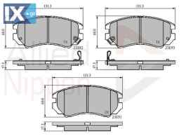 ΣΕΤ ΔΙΣΚΟΦΡΕΝΑ ΕΜΠΡ. HYUNDAI  ADB31196 581012CA10 581012CA11 581012CA20 581012EA10 581012EA11 5810138A81 5810138A90 581013KA61 581011FE00 581011FE01 581012KA10 581013CA80