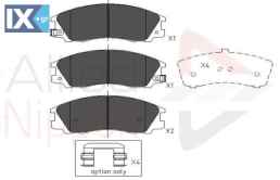 ΣΕΤ ΔΙΣΚΟΦΡΕΝΑ ΕΜΠΡ. HYUNDAI  ADB31291 58101H1A00 58101H1A01 58101H1A10